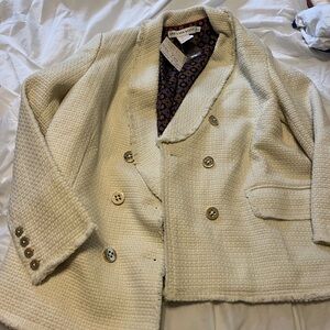 Gretchen Scott Designs Textured Cream Jacket